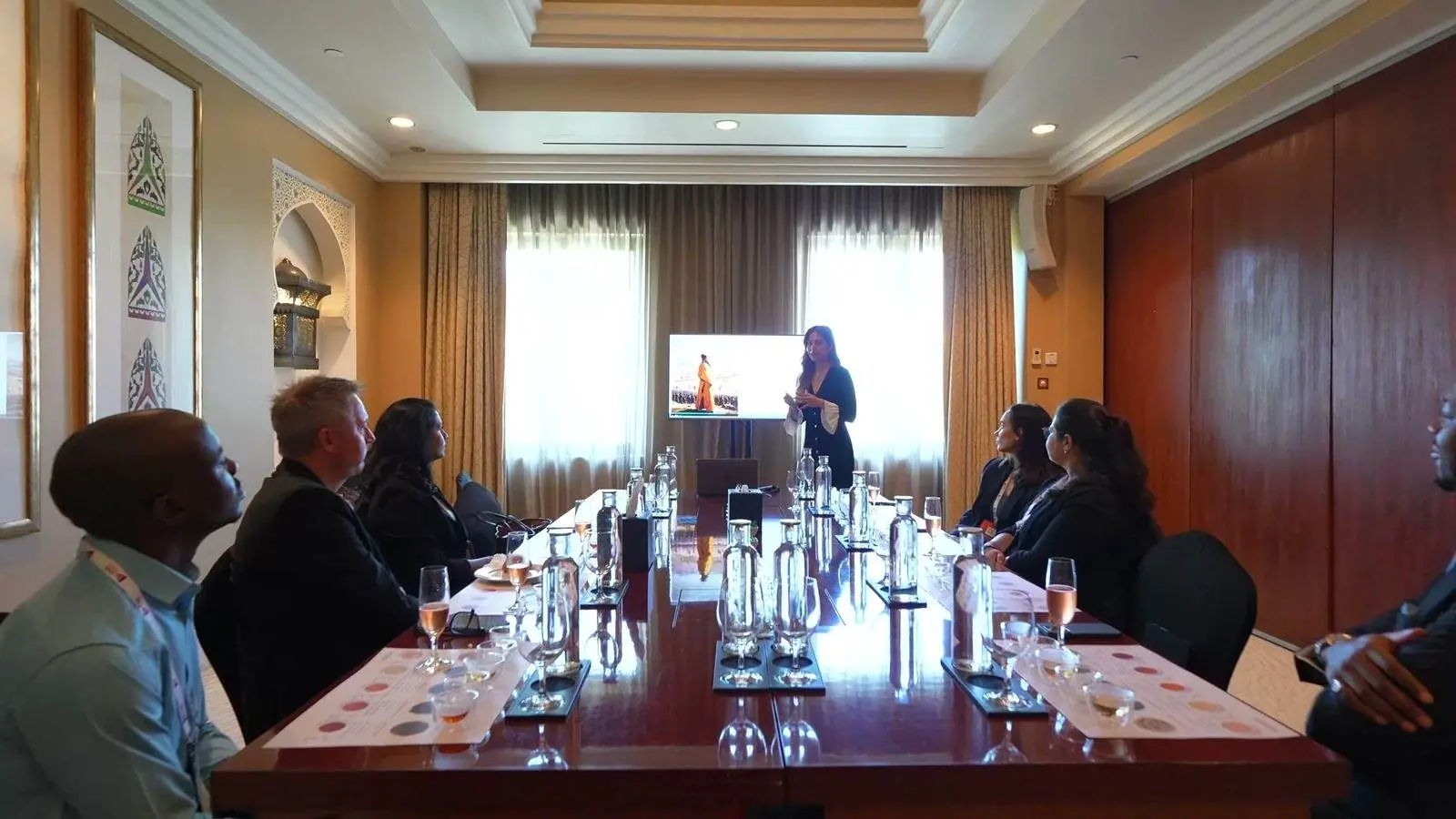 A roundtable at FHS World, Dubai