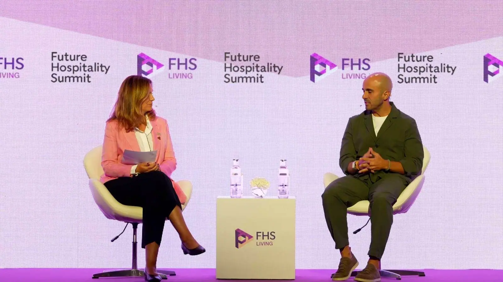 A conversation on the FHS Living stage, FHS World, Dubai, 1 October 2026