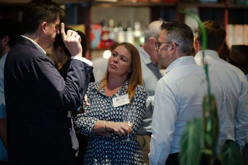 The reception after the FHS Living Advisory Board, Maslow's Kensington, London