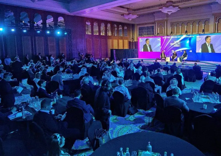 The plenary room at a Future Hospitality Summit event
