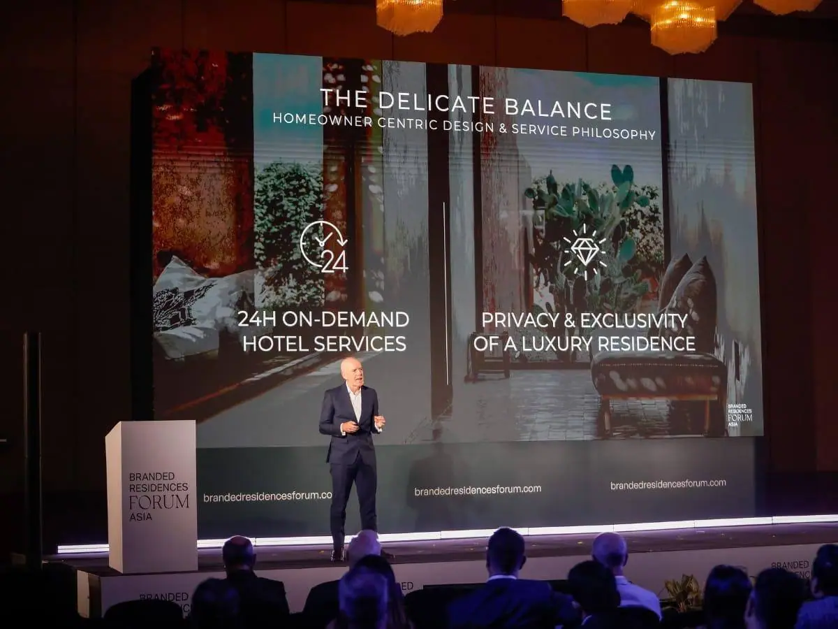 The Branded Residences Forum stage